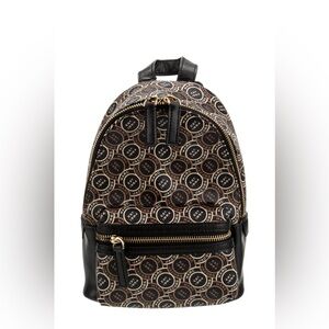 NWT Marc‎ Jacobs Circular Motif Backpack in Black and Brown